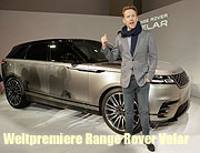 Weltpremiere Range Rover Velar in London mit Homeland Star Damian Lewis, Model Poppy Delevigne, Klaas Heufer-Umlauf, Lilly Sayn-Wittgenstein, Kostja Ullmann, Queen-Enkelin Zara Philipps am 01.03.2017 Foto: M.Nass / BrauerPhotos fuer Jaguar Land Rover 